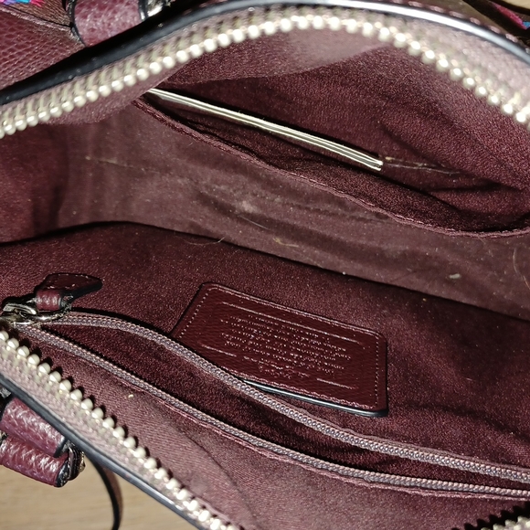 Coach Happy Birds Mini Bennett Satchel - Picture 5 of 6